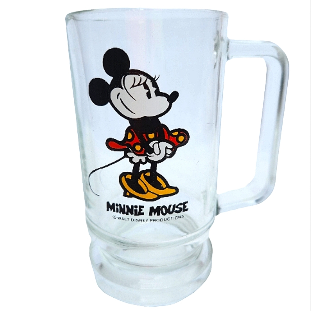 Disney Minnie Mouse Glass Pedestal Mug